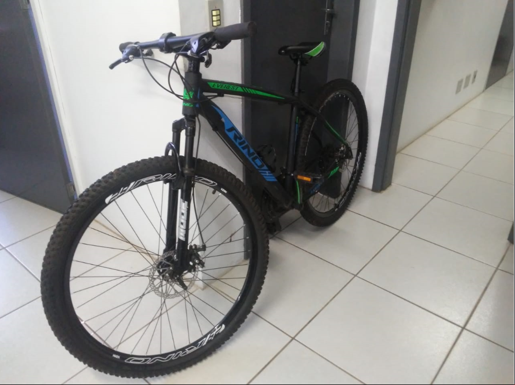 Bicicleta foi recuperada na manhã desta segunda-feira (7) Bicicleta foi recuperada na manhã desta segunda-feira (7)