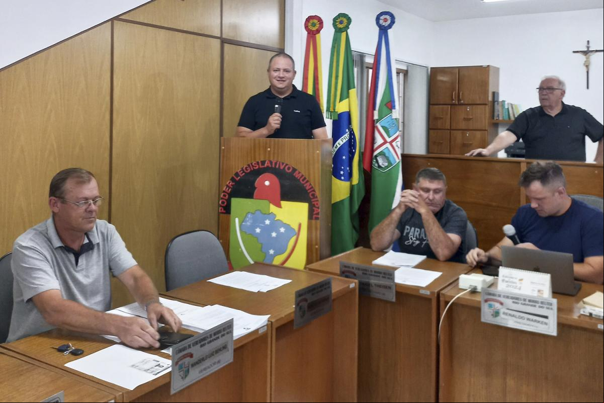 Suplente Marcos Nogueira assumiu na segunda-feira (Foto: Divulgação / Câmara) Suplente Marcos Nogueira assumiu na segunda-feira (Foto: Divulgação / Câmara)