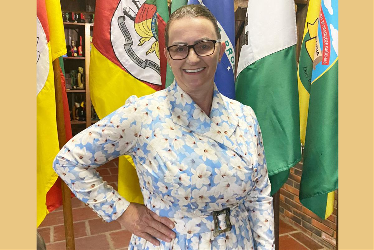 Em 25 anos de fundação, esta é a primeira vez que a entidade tradicionalista será comandada por uma mulher Em 25 anos de fundação, esta é a primeira vez que a entidade tradicionalista será comandada por uma mulher