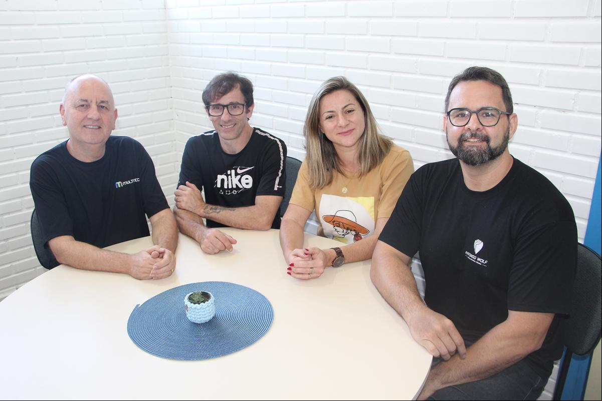 Cleitor, Marcos, Shirlei e Diego destacam que cursos são gratuitos e abertos a moradores de todas as cidades Cleitor, Marcos, Shirlei e Diego destacam que cursos são gratuitos e abertos a moradores de todas as cidades