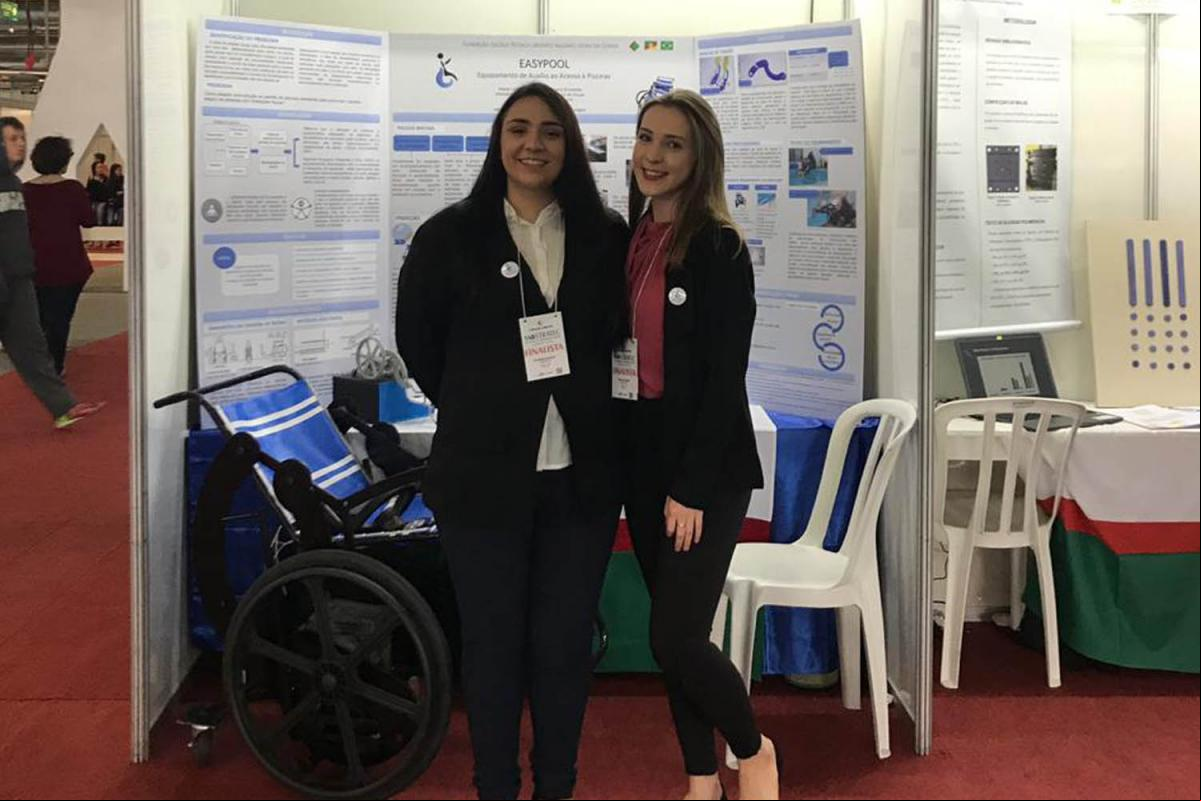 Maria Luísa Pohren e Taís Regina Enzweiler
