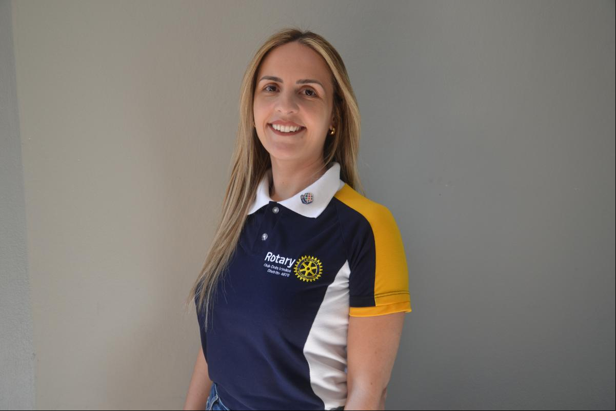 Flávia de Paula Pires, presidente do Rotary Club Flávia de Paula Pires, presidente do Rotary Club