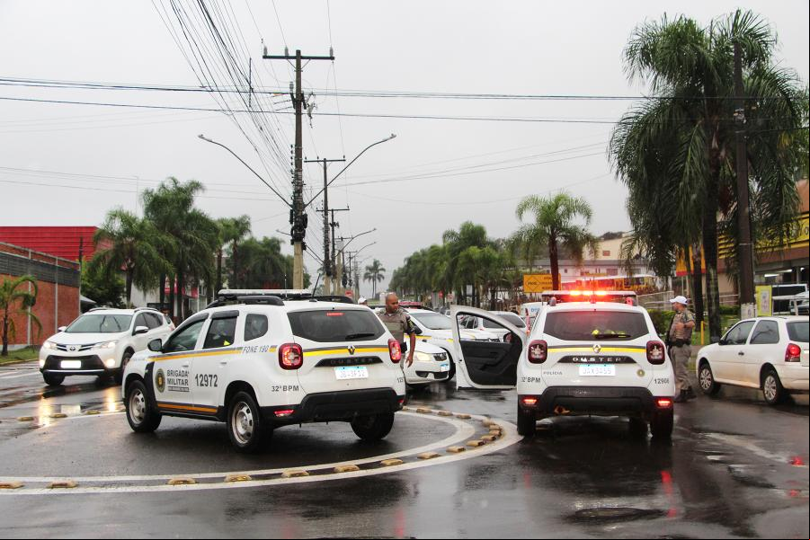 Ação mobilizou viaturas