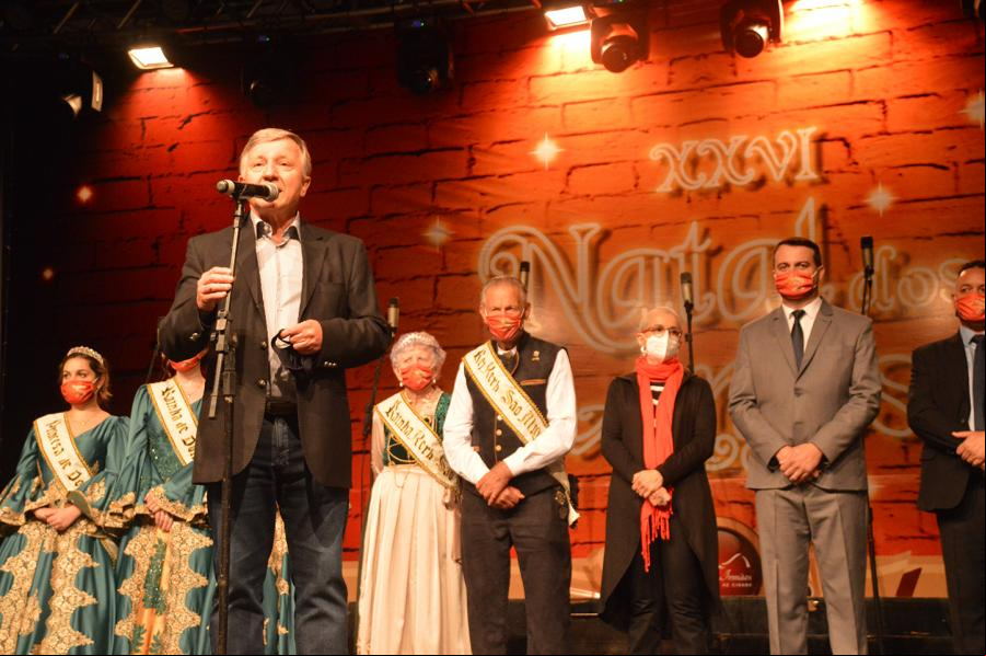 Agnelo Seger falou em nome dos patrocinadores do evento