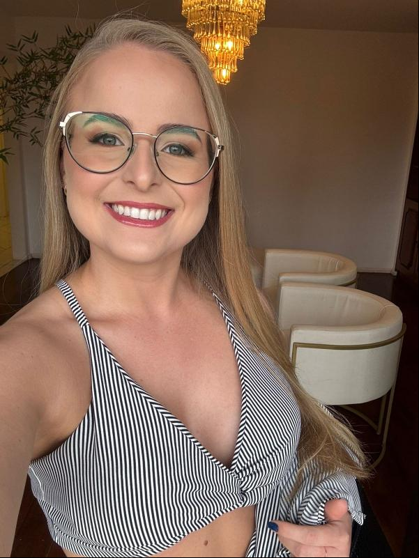 Aline Bourscheid Kaefer estava de aniversário na quarta-feira, dia 18 de dezembro
