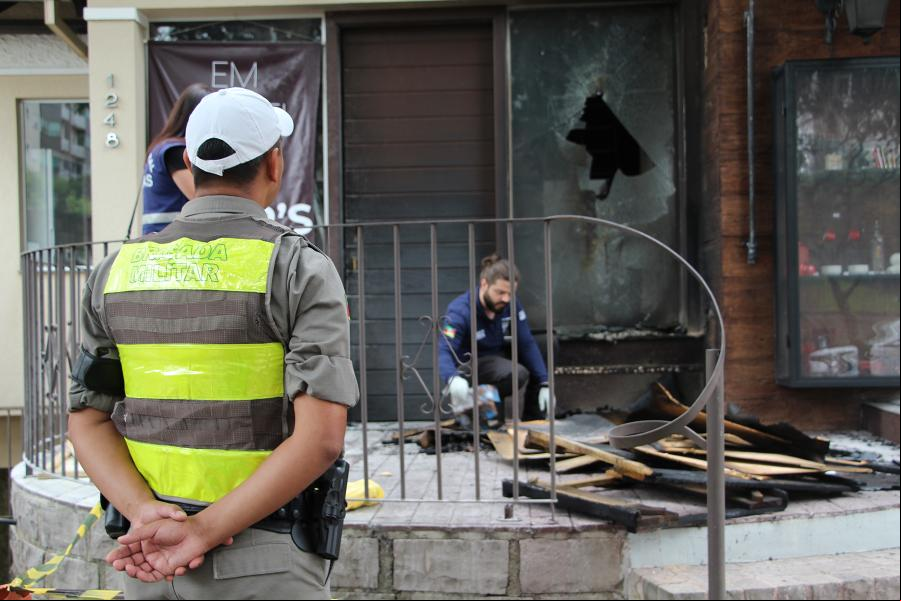 Brigada Militar acompanhou o trabalho dos peritos