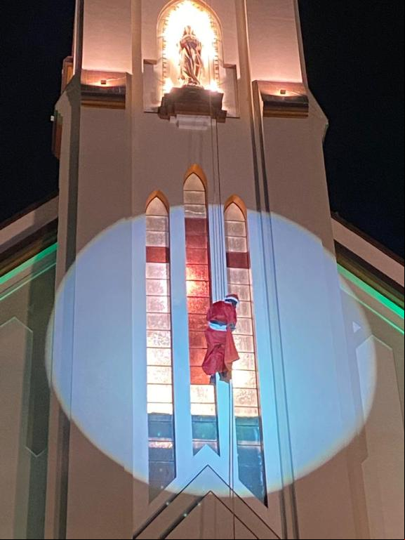 Chegada do Papai Noel de rapel será no dia 16/12