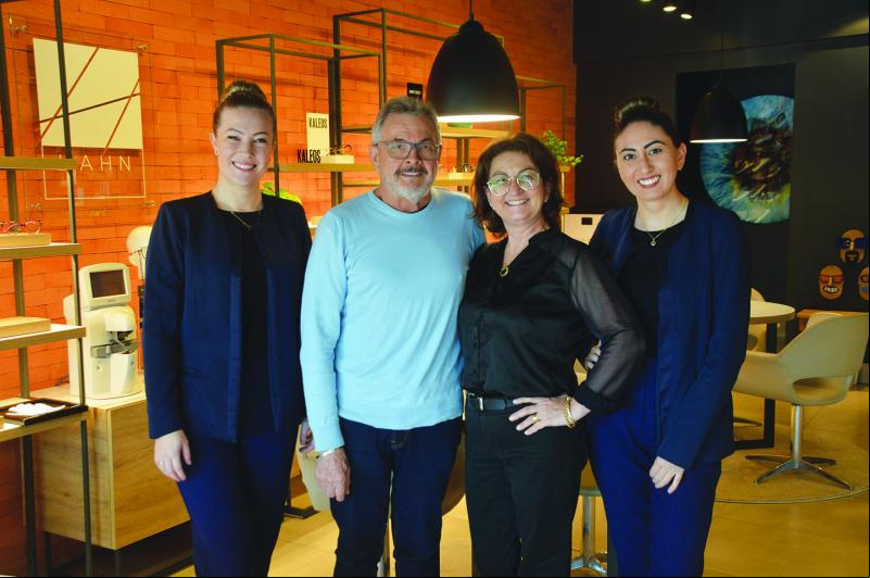 Equipe da Hahn em Dois Irmãos: Jéssica, Jacintho, Dora e Márcia