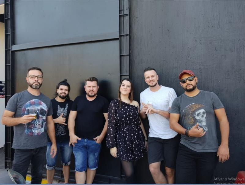 Formação atual: João Carlos, Jonatan, Renan, Ceres, Anderson e Cristiano