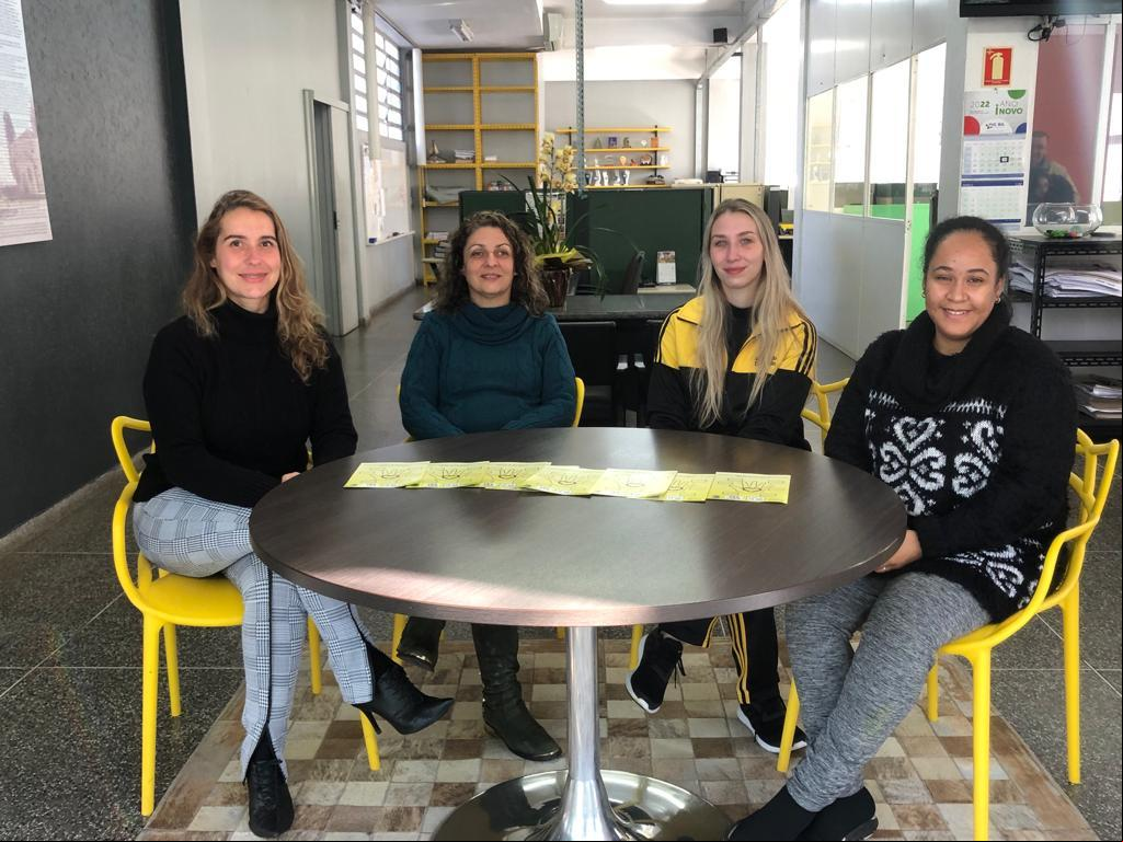 Isadora Estrazulas, Karina Bacchieri, Betiele Gassen e Gabriela Felix da Trindade