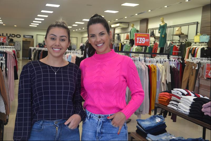 Sara Ferreira e Camila Malheiros, da Paludo