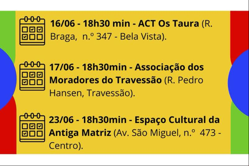 Dois Irmãos terá audiências públicas sobre a Política Nacional Aldir Blanc 