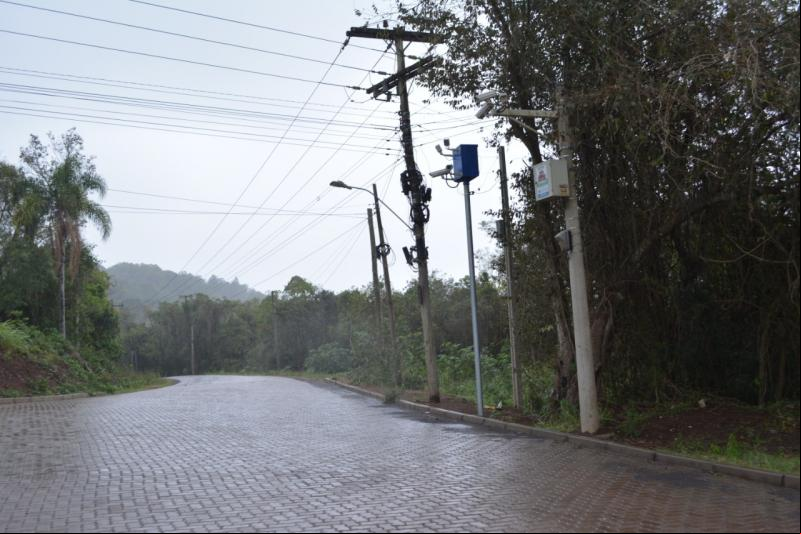 Proximidades do local onde estava a ossada, no Travessão