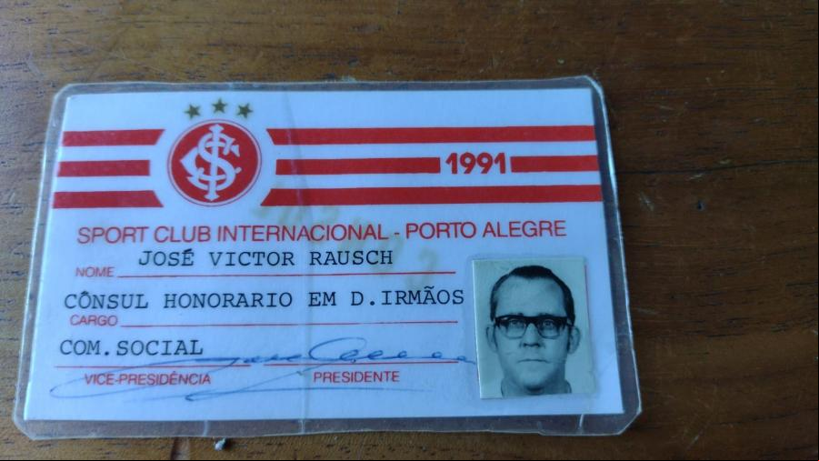 Ele foi Cônsul do Inter em Dois Irmãos