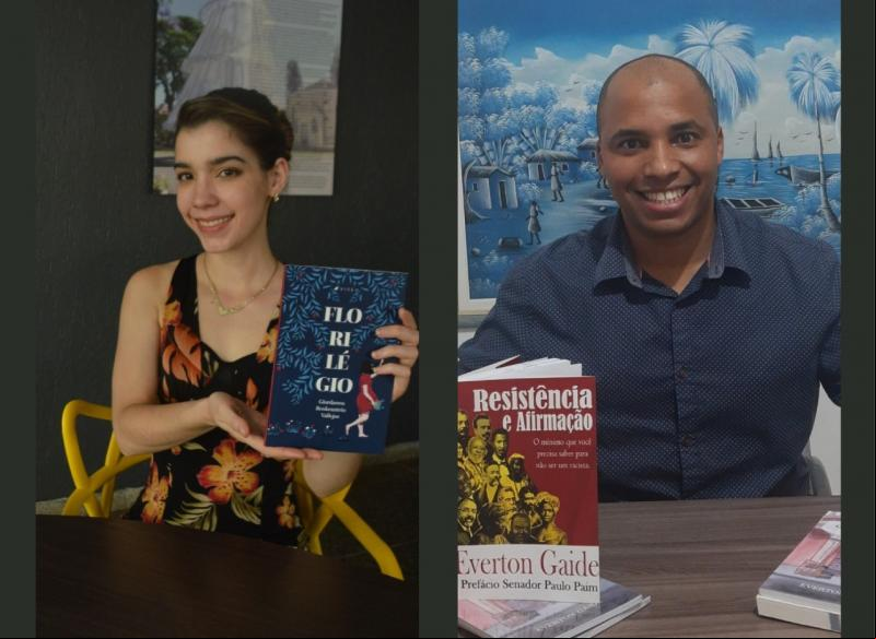 Escritores Giordanna Vallejos e Everton Gaide estarão presentes no evento