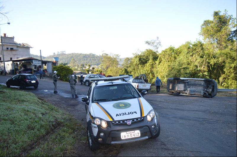 Bandido se envolveu em acidente na fuga