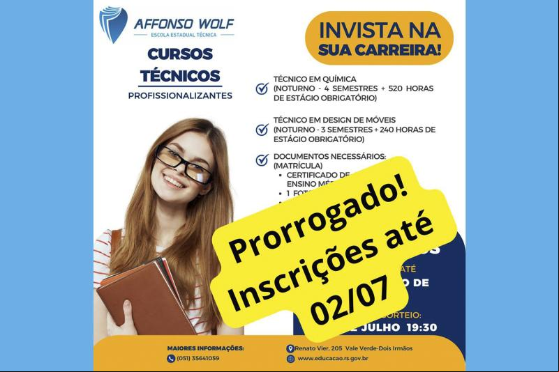 Novo prazo é 2 de julho