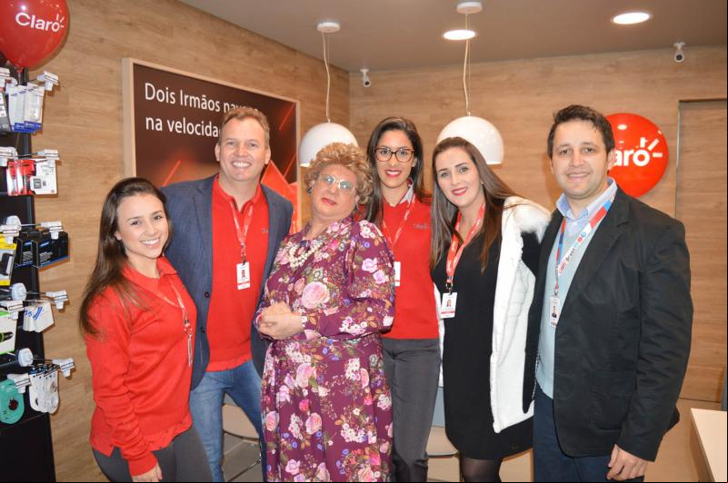 Equipe da loja Claro de Dois Irmãos