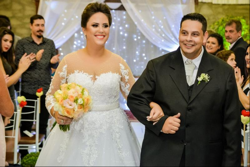 Maíra Führ Hansen e Luiz Gustavo Padilha casaram no dia 26 de outubro, em Caxias do Sul 