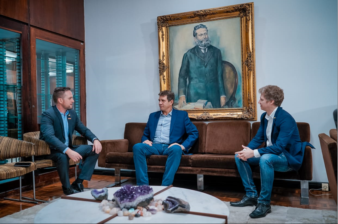 Fábio Ostermann, Ernani Polo e Marcel van Hattem