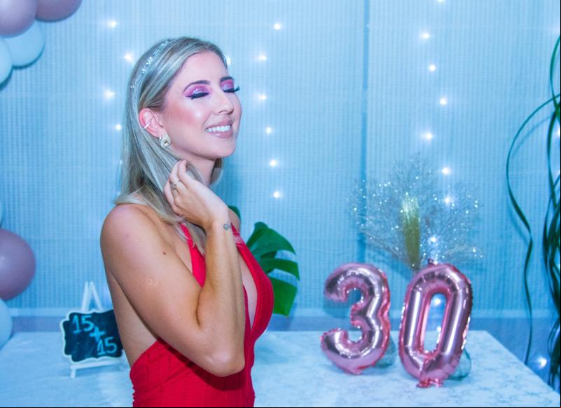 Nathália Gerling completou 30 anos em grande estilo. Parabéns! (Foto: Leonardo Boufleur Fotografias)