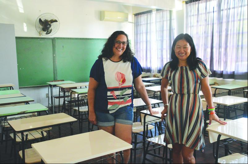 10 de Setembro: Hellen e Tereza comentam que as mudanças serão gradativas, iniciando pelas turmas do 1º ano do ensino médio