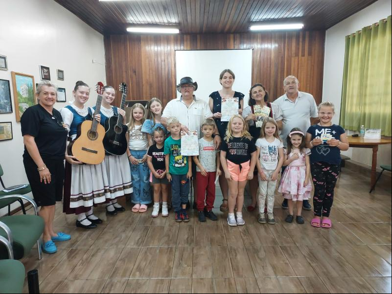 Alemães durante visita a Santa Maria do Herval (Foto: Divulgação)