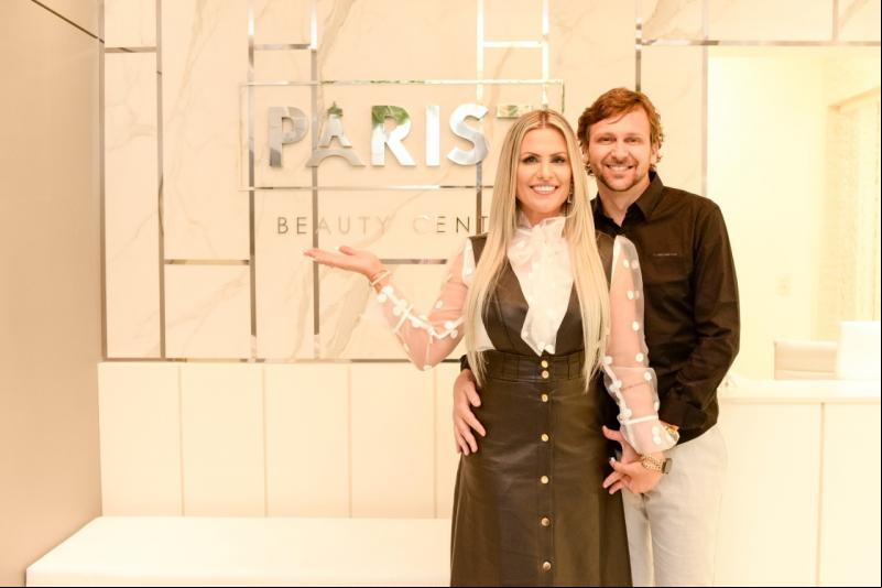 Gabriela Alves Wagner e o marido Jaime Wagner