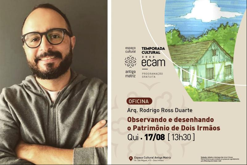 Trabalho será ministrado pelo arquiteto Rodrigo Ross Duarte (Foto: Divulgação)