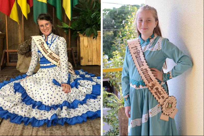 Elen Freisleben Krein e Yasmin da Silva Finger (Fotos: Divulgação)