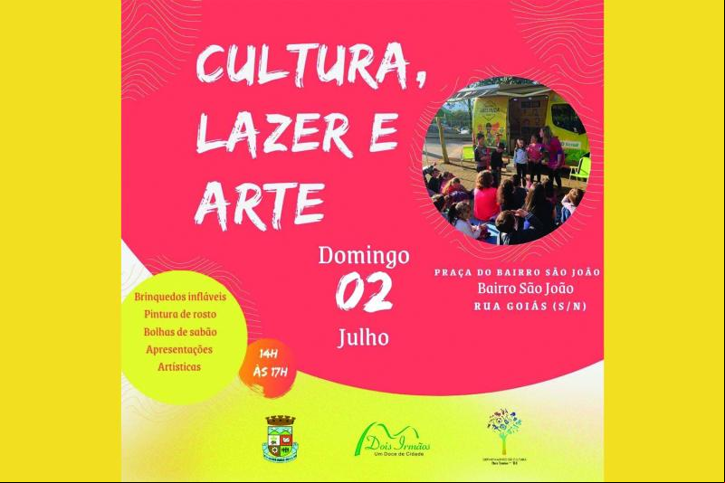 Programação acontece das 14h às 17h