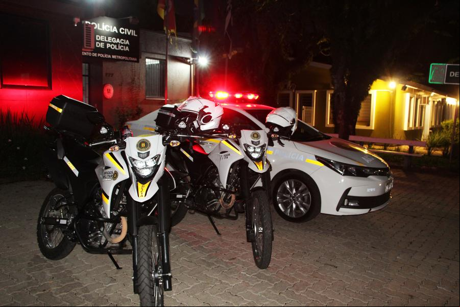 Ronda Ostensiva Com Apoio de Motocicletas ajudou na captura