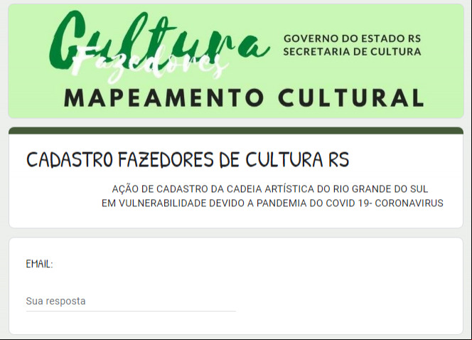 Interessados devem preencher formulário