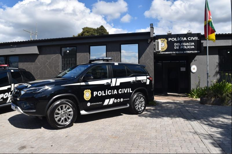 Agentes da DP prenderam o suspeito em Novo Hamburgo